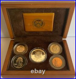 1956 Proof Set In Official U. S. Mint Display Silver Uncirculated Birthyear Coins