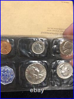 1956 Proof Set Original Envelope US Mint Silver Coins MQ