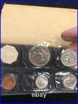 1956 Proof Set Original Envelope US Mint Silver Coins MQ