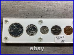 1956 U. S. Mint Silver Proof Set (Type 2)-in Capital Holder-051425-28 1956 U. S. Mint Silver Proof Set (Type 2)-in Capital Holder-051425-28