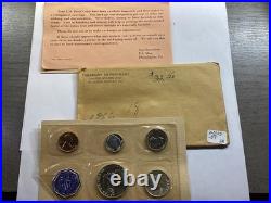 1956 US Mint Silver Proof Set Type2 with all Original Packaging 100125 37ek