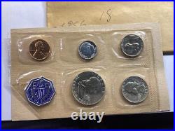 1956 US Mint Silver Proof Set Type2 with all Original Packaging 100125 37ek