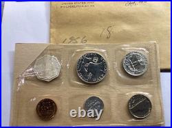 1956 US Mint Silver Proof Set Type2 with all Original Packaging 100125 37ek