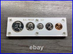1956 US Mint Silver Proof Set with Type 2 Franklin in Capital Holder 051425 28 1956 US Mint Silver Proof Set with Type 2 Franklin in Capital Holder 051425 28