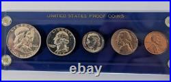1956 US Proof Coin Set Blue Plastic Holder BU Nice Coins 1956 US Proof Coin Set Blue Plastic Holder BU Nice Coins