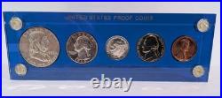 1956 US Proof Coin Set Blue Plastic Holder BU Nice Coins 1956 US Proof Coin Set Blue Plastic Holder BU Nice Coins