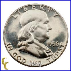 1956 US Proof Set Franklin Washington Jefferson Roosevelt Lincoln 5 pc Coins