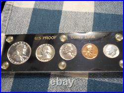 1956 US Proof Set with a TYPE-1 FRANKLIN HALF DOLLAR 90% Silver