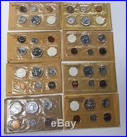 1957-1964 Us Mint Silver Proof Set Run Last 8 Years 90% Silver Flat Packs Ogp
