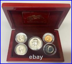 1957 Proof Set In Official U. S. Mint Display Silver Uncirculated Birthyear Coins