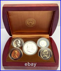 1957 Proof Set In Official U. S. Mint Display Silver Uncirculated Birthyear Coins