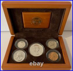 1957 Proof Set In Official U. S. Mint Display Silver Uncirculated Birthyear Coins