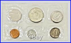 1957 United States Mint 5 Coin Proof Set In OGP 90% SILVER SEALED TIME CAPSULE