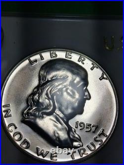 1957-p U. S. Mint Proof Set / Capitol Holder