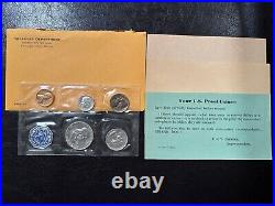 1958-1964 Lot of SEVEN (7) US Mint Proof Sets in Cello Flat Pack 90% Silver