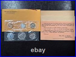 1958-1964 Lot of SEVEN (7) US Mint Proof Sets in Cello Flat Pack 90% Silver