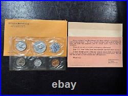 1958-1964 Lot of SEVEN (7) US Mint Proof Sets in Cello Flat Pack 90% Silver