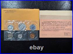 1958-1964 Lot of SEVEN (7) US Mint Proof Sets in Cello Flat Pack 90% Silver