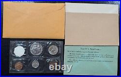 1958-1964 Lot of SIX (6) US Mint Proof Sets in Cello Flat Pack 90% Silver