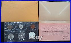 1958-1964 Lot of SIX (6) US Mint Proof Sets in Cello Flat Pack 90% Silver