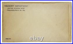 1958 US Mint Silver Proof Set Original Flat Pack Envelope SEALED & UNOPENED #4