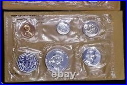 1959, 1960, & 1961 U. S. Mint Silver Proof Coin Set Sets OGP Franklin Half