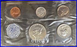 1959-1963 Lot of FIVE (5) US Mint Proof Sets in Cello Flat Pack 90% Silver 1959-1963 Lot of FIVE (5) US Mint Proof Sets in Cello Flat Pack 90% Silver