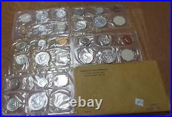 1960 1961 1962 1963 1964 Proof Set Silver Flat Pack U. S. Mint 5 Silver Sets # 18