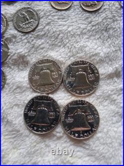 1960,1961,1962,1963 Proof Set Run. 20 Coins. 1960 SET DDR-008 FRANKLIN READ