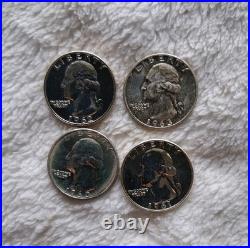 1960,1961,1962,1963 Proof Set Run. 20 Coins. 1960 SET DDR-008 FRANKLIN READ