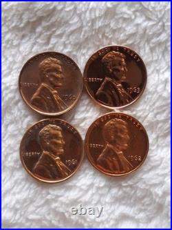 1960,1961,1962,1963 Proof Set Run. 20 Coins. 1960 SET DDR-008 FRANKLIN READ
