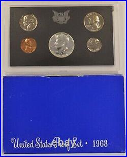 1960 1969 TEN Annual United States Mint Proof Sets 50 Coins Lot of 10 Sets