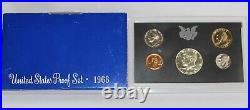 1960 1969 TEN Annual United States Mint Proof Sets 50 Coins Lot of 10 Sets