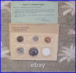 1960 P United States Proof Set 90% Silver With Original Ogp & Coa