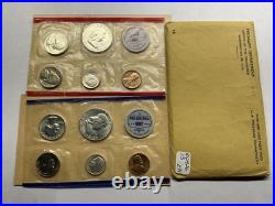 1961 P&D Uncirculated Silver US Mint Set with10 Coins 102926 13ek