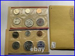 1961 P&D Uncirculated Silver US Mint Set with10 Coins 102926 13ek