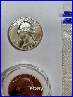 1961 Proof Set + 1959 & 1960 Philadelphia Mint Set JFK Franklin Silver Blowout 1961 Proof Set + 1959 & 1960 Philadelphia Mint Set JFK Franklin Silver Blowout