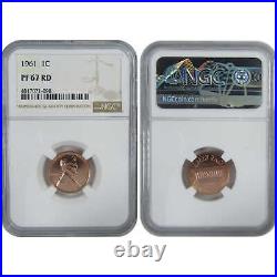 1961 U. S. Mint 5 Coin Proof Set PF 67 NGC Collectible SKUCPC9282