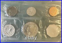 1961 U. S. Mint PROOF SET. Original Envelope & COA. Brilliant Cameo Frost