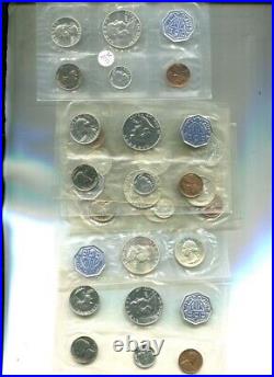 1961 United States 5 Coin Silver Proof Set No Envelope Lot Of 6 3717r