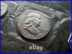 1962 US Mint Silver Proof Set In Cello With OGP. Monster Tone? RARE GEM