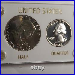 1962 United States Proof Set (5 Coins) with Holder Uncirculated Proof