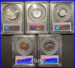 1964 PCGS PR68rd-PR68 U. S. Proof Coin Set 3 with GEM PROOF Silver Coins 05727