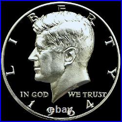 1964 Silver Proof Set GEM BU CAM/DCAM KENNEDY In Plastic Holder