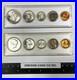 1964-Silver-Proof-Set-US-Mint-90-Silver-5-Coins-Half-Quarter-Dime-In-Holder-01-vkl