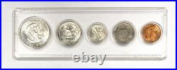1964 Silver Proof Set US Mint 90% Silver 5 Coins Half Quarter Dime + In Holder