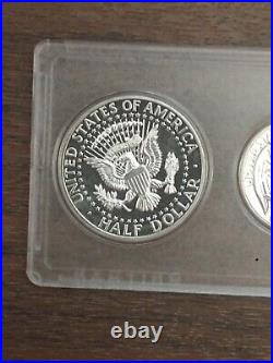 1964 US Mint Proof Set/ Accented Hair Variety Kennedy Cameo