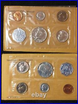 1964 US Mint Proof Sets Lot Of 5 Pristine