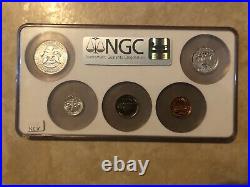 1964 US Proof Set Certified Proof PF67 NGC multi coin holder