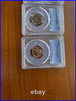 1964 Us Mint Set Slab PCGS PR 67 PR 68 Red Penny Silver Set 1964 Us Mint Set Slab PCGS PR 67 PR 68 Red Penny Silver Set